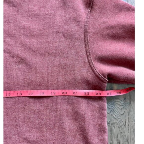 REI Men's Fleece Hoodie Jacket Size L Rust Full Zip Organic Cotton Outdoor - Picture 7 of 9